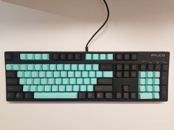 Dark Miami Keycap Doubleshot Keyset